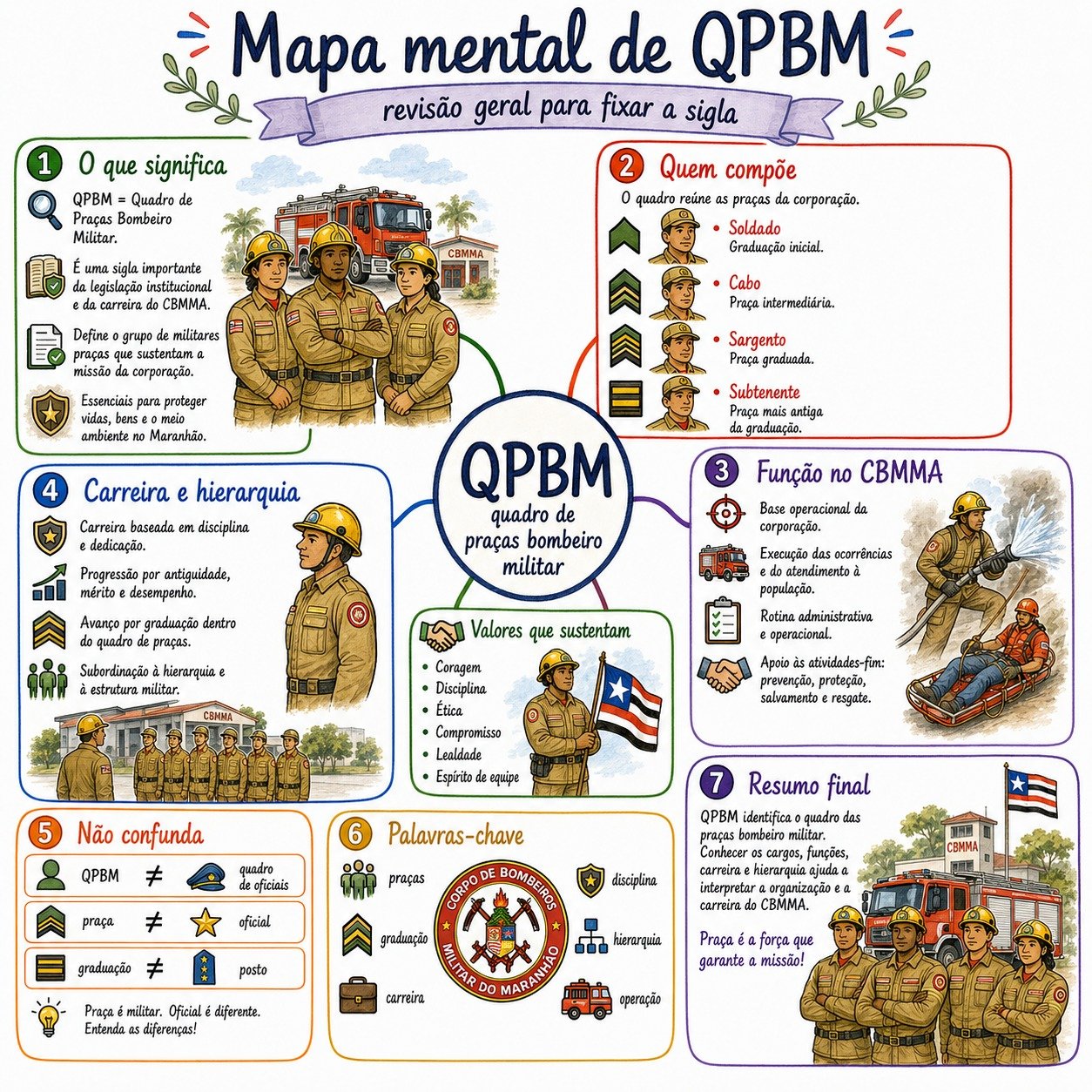 Amostra visual adicional do Kit Visual CBMMA 2026 para Soldado Combatente